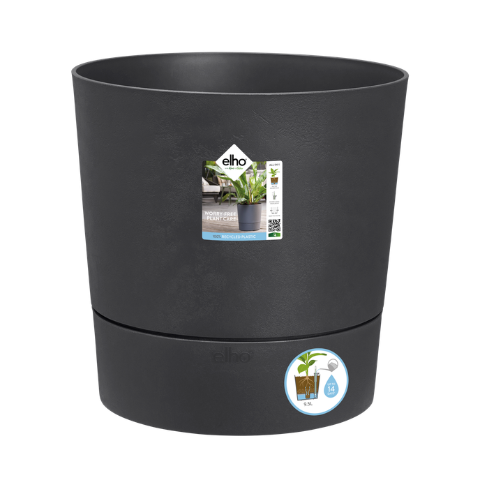 greensense aqua care round 43cm charcoal grey